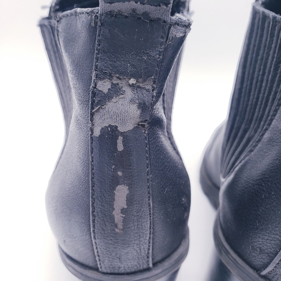 Sam & Libby Chelsea Ankle Boots Black Chunky Platform Boot Lug Sole Size 9.5 - Picture 9 of 13